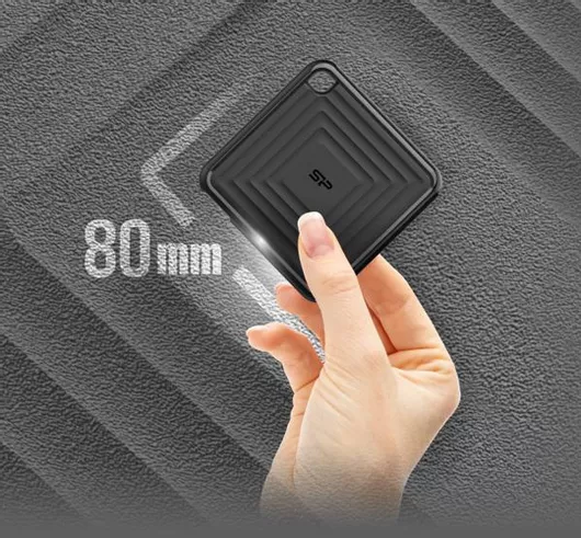 Εξωτερικός Σκληρός Δίσκος SSD Silicon Power PC60 USB 3.1 / USB-C 512GB 2.5" Μαύρο