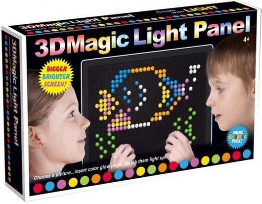 Πίνακας 3D Magic 555 Μαγικός Φωτεινός 109τμχ