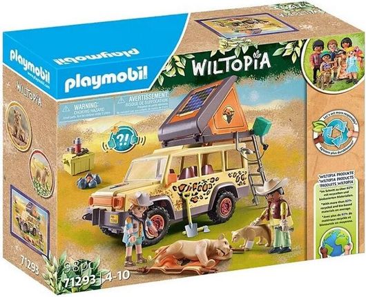 Playmobil Wiltopia Όχημα Περίθαλψης Άγριων Ζώων για 4+ Ετών #71293