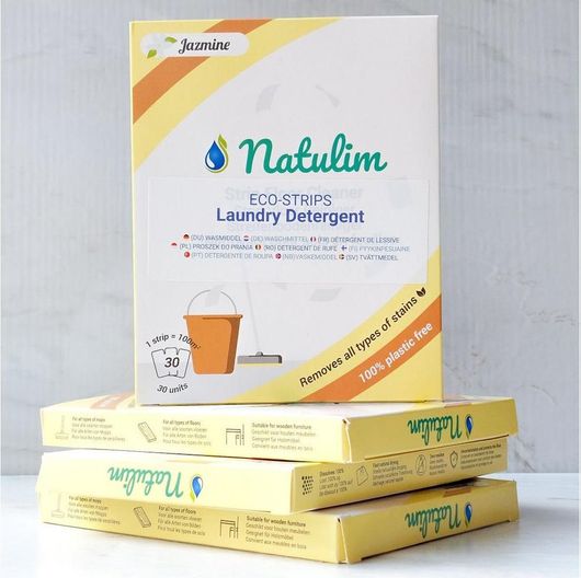 Καθαριστικό για το Πάτωμα Natulium Eco-Strips σε Μορφή Φύλλων 30τμχ
