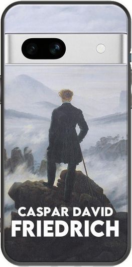 Θήκη Κινητού Back Cover για Google Pixel 7a - Black TPU - Caspar David Friedrich