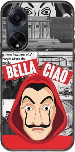Θήκη Κινητού Back Cover για Oppo A98 - Black TPU - La Casa De Papel