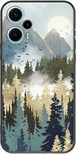 Θήκη Κινητού Back Cover για Xiaomi Poco F5 - Black TPU - Misty Pines