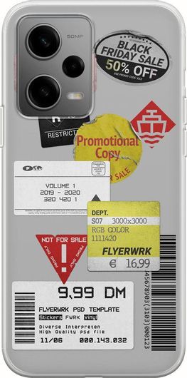 Θήκη Κινητού Back Cover για Xiaomi Xiaomi Poco X5 - Flexible TPU - Labels