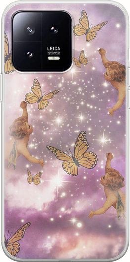 Θήκη Κινητού Back Cover για Xiaomi 13 - Flexible TPU - Angels And Butterflies