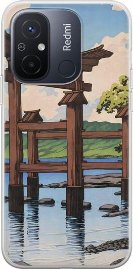 Θήκη Κινητού Back Cover για Xiaomi Redmi 12C - Flexible TPU - Ukiyo-e - Tazawa Lake