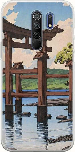 Θήκη Κινητού Back Cover για Xiaomi Redmi 9 - Flexible TPU - Ukiyo-e - Tazawa Lake