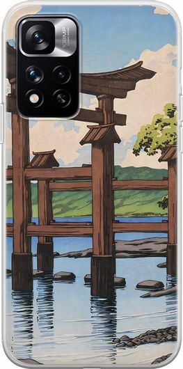 Θήκη Κινητού Back Cover για Xiaomi Redmi Note 11 Pro Plus 5G - Flexible TPU - Ukiyo-e - Tazawa Lake
