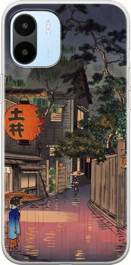 Θήκη Κινητού Back Cover για Xiaomi Redmi A1 - Flexible TPU - Ukiyo-e - Tokyo Rain Street