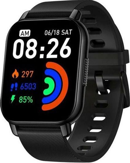 Smartwatch Zeblaze Btalk 1.86" Aluminium Case & Silcone Strap Graphite Black