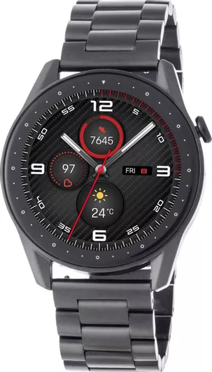 Smartwatch 3Guys 3GW4652 45mm με Παλμογράφο Μαύρο