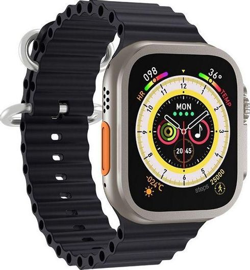 Smartwatch INTIME 8 Ultra Μαύρο