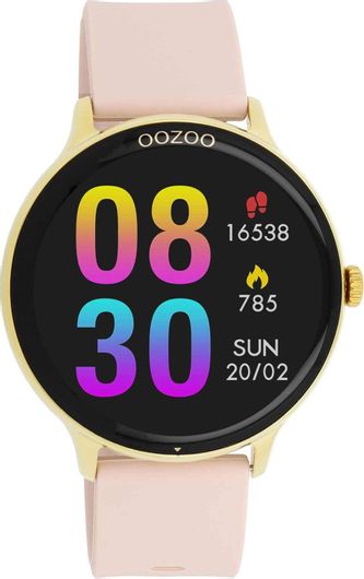Oozoo Watch Q00131 45mm Stainless Steel Case & Strap Rose Gold
