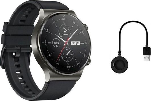 Watch Remax M01 Black Metal & Black Silicone Strap