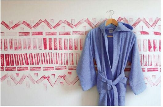 Μπουρνούζι Melinen Home Ενηλίκων Liberty με Κουκούλα Πετσετέ Medium Liberty Lavender