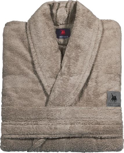 Μπουρνούζι Greenwich Polo Club XXL 3202 Γκρι Ανοιχτό