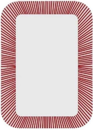 Καθρέπτης Μπάνιου Gloria Redina Ορθογώνιος 60x80cm Κόκκινο