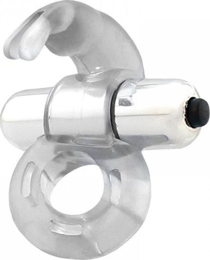 Δαχτυλίδι Πέους LateToBed Horizon Vibrating Διάφανο