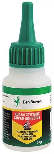 Den Braven Super Adhesive Κόλλα Υγρή Στιγμής 20ml