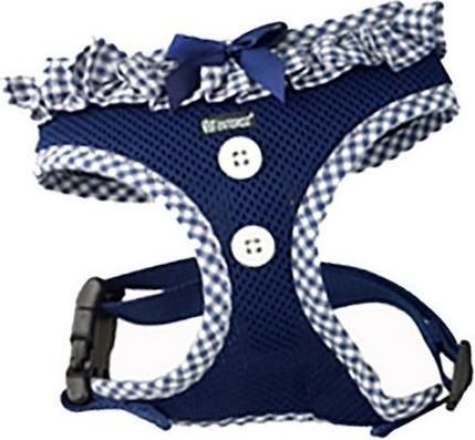 Σαμαράκι Σκύλου Pet Interest Γιλέκο Gingham Trim 30 - 40cm Μπλε