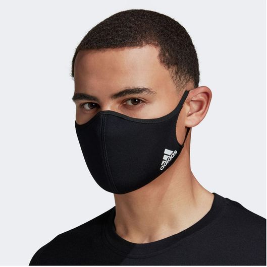 Μάσκες Προστασίας Adidas Performance 3τμχ Μαύρο