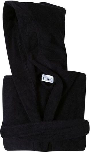 Μπουρνουζι Das Home 1453 3/L Μαυρο Casual