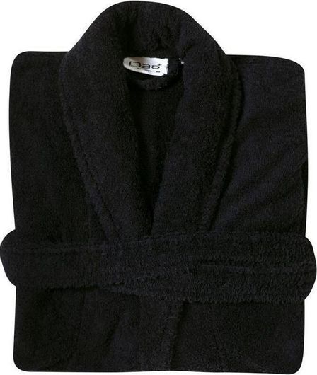 Μπουρνουζι Das Home 1462 Νο.3/L Μαυρο Happy