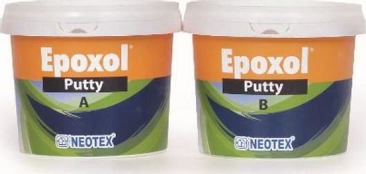 Στόκος Neotex Epoxol Putty Γενικής Χρήσης Εποξειδικός / 2 Συστατικών Λευκός 6kg