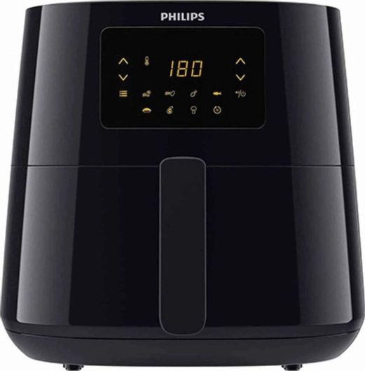 Φριτέζα Αέρος Philips με Αποσπώμενο Κάδο 6.2lt Μαύρο