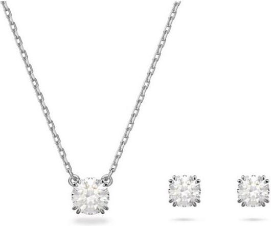 Σετ Κοσμημάτων Swarovski Constella με Κολιέ & Σκουλαρίκια Επιροδιωμένα με Ζιργκόν