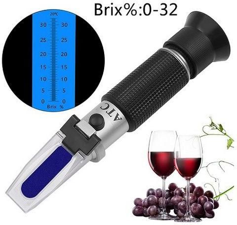 Διαθλασίμετρο Σακχάρων Brix 0-32%