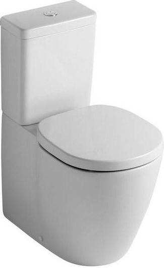 Λεκάνη Τουαλέτας Ideal Standard Connect Back to Wall Δαπέδου με Καζανάκι με Κάλυμμα Soft Close Λευκό