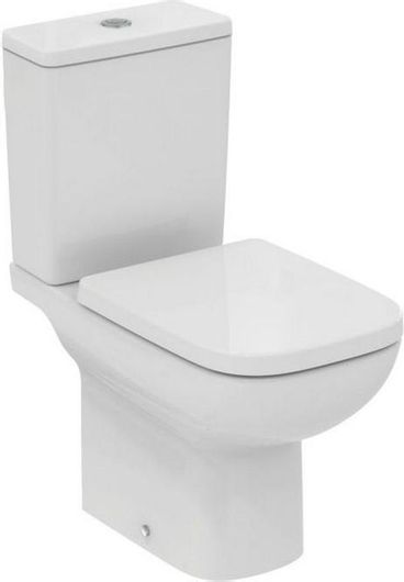 Λεκάνη Τουαλέτας Ideal Standard I.Life A Set Δαπέδου Rimless με Καζανάκι με Κάλυμμα Soft Close Λευκό