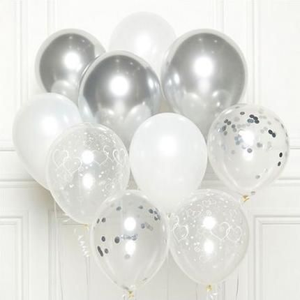 Μπαλόνια Ασημί