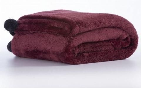 Κουβέρτα Nef-Nef Καναπέ Miaris 130x180cm Rougr