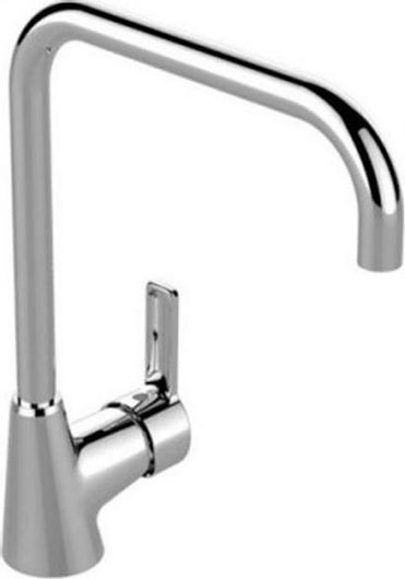 Ideal Standard Vidima Calista Ψηλή Μπαταρία Κουζίνας Πάγκου Ασημί