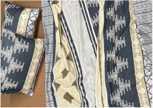 Σετ Μαξιλαροθήκες MayHome με Φάσα 50x70cm Μπλε