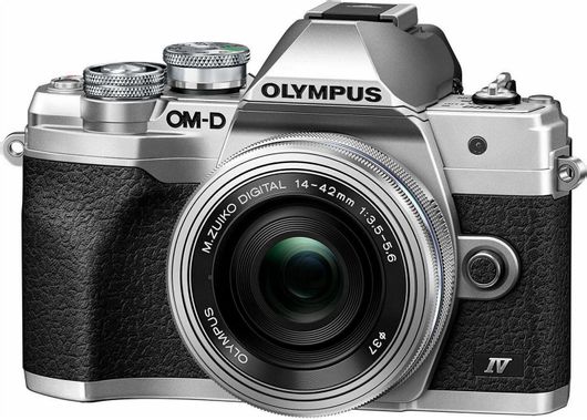 Mirrorless Φωτογραφική Μηχανή Olympus OM-D E-M10 Mark IV Micro 4/3" Kit ED 14‑42mm F3.5‑5.6 EZ Pancake Ασημί