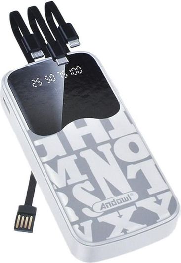 Andowl Q-CD902 Power Bank 30000mAh Λευκό