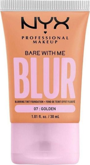 Foundation Nyx Bare With Me Blur Tint 07 Golden 30ml