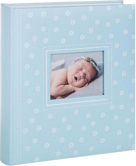 Παιδικό Άλμπουμ Φωτογραφιών Ριζόχαρτο 30 Φύλλων 24x24cm Γαλάζιο