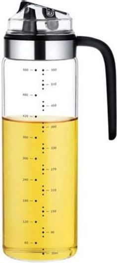 Δοχείο Λαδιού Γυάλινο με Ροή 550ml
