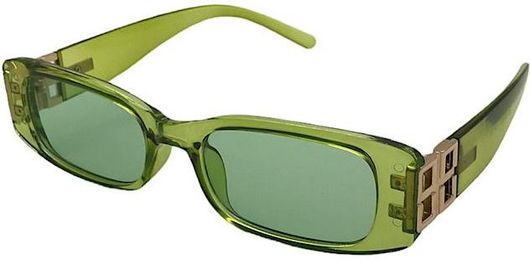 Γυναικεία Γυαλιά Ηλίου Ορθογώνια με Πράσινο Σκελετό & Πράσινο Φακό