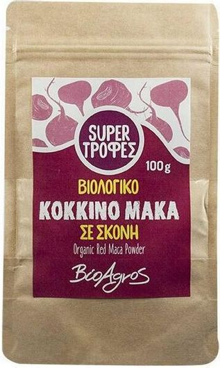 Μάκα Κόκκινο Βιο Αγρός Bio σε Σκόνη 100gr