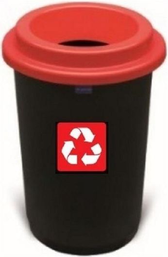 Κάδος Ανακύκλωσης Delta Cleaning Πλαστικός 50lt Μαύρο