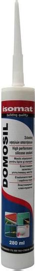 Σιλικόνη Isomat Domosil-S Σφραγιστική Αντιμουχλική 280ml Διάφανο