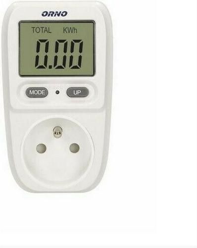 Μετρητής Κατανάλωσης Ρεύματος Orno για Μέγιστη Ισχύ έως 3.68kW