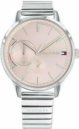 Γυναικείο Ρολόι Tommy Hilfiger 1782020 με Μεταλλικό Μπρασελέ Ροζ