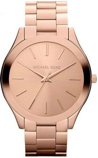 Γυναικείο Ρολόι Michael Kors MK3197 με Μεταλλικό Μπρασελέ Ροζ Χρυσό