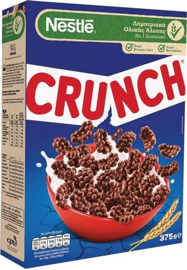 Δημητριακά Nestle Crunch Ολικής Άλεσης 375gr